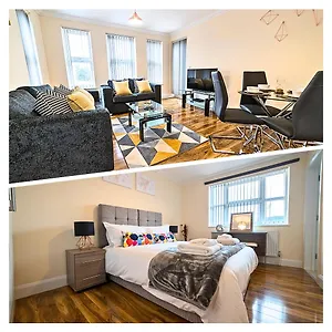 Heathrow Rare Find 2 Bedroom Plus 2 Bathroom Flat - Sleeps 6- Free Parking- Close To Heathrow Terminals-quiet Development Apartment